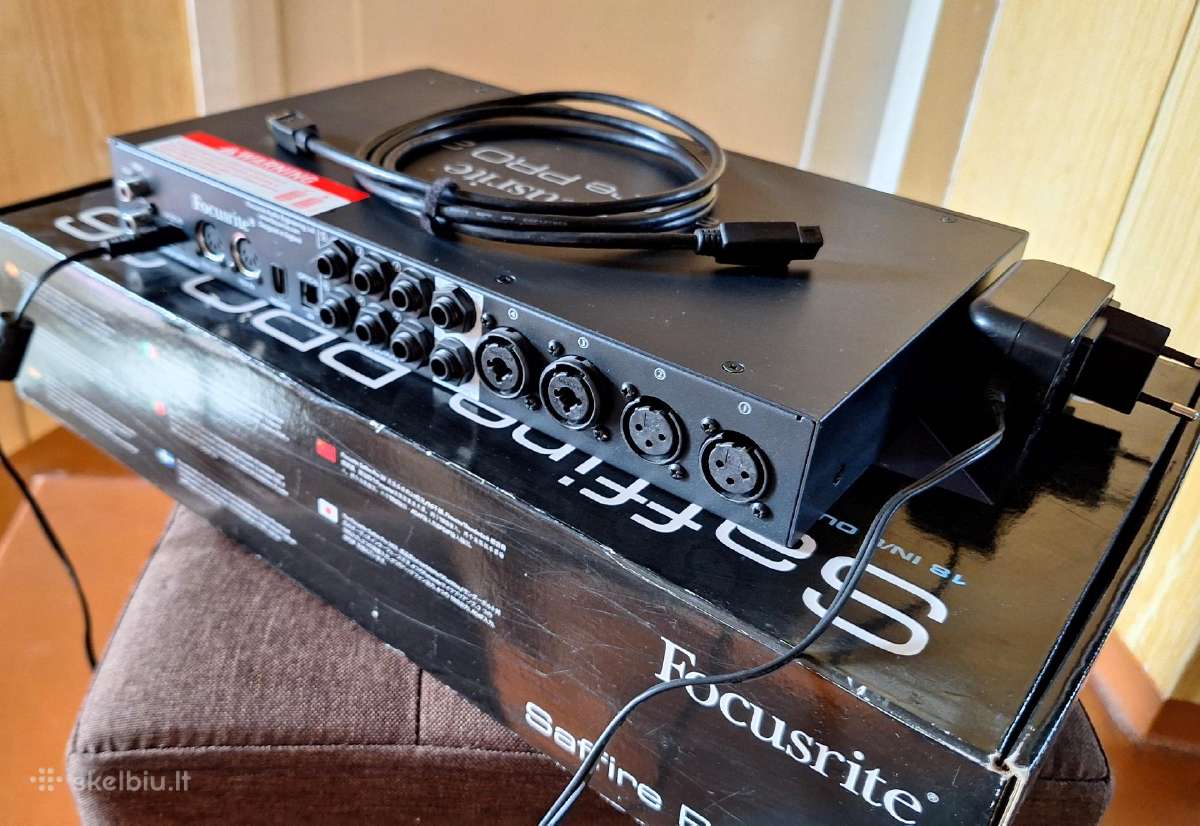 Garso korta Focusrite Saffire pro 26 - nuotraukos Nr. 4