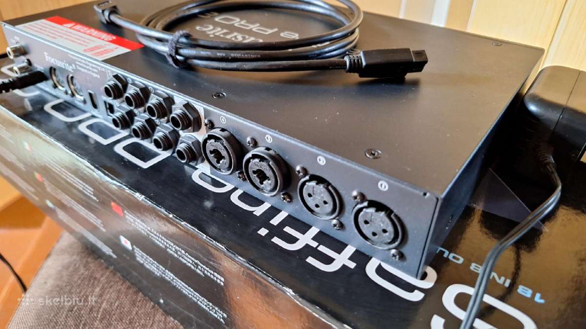 Garso korta Focusrite Saffire pro 26 - nuotraukos Nr. 6