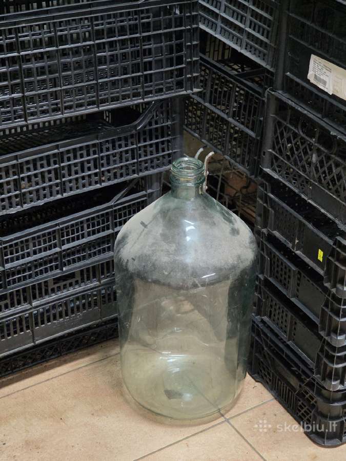 20 l. vintažiniai stiklo buteliai - nuotraukos Nr. 2