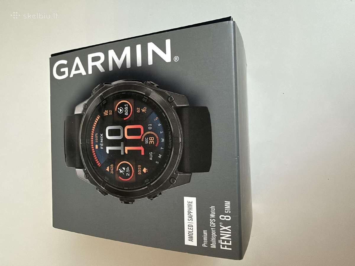 Fenix 8 Amoled Sapphire 51mm - nuotraukos Nr. 2