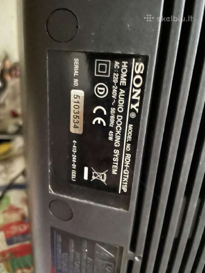 Kolonele Sony Rdh-gtk11ip - nuotraukos Nr. 3
