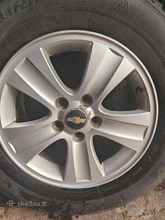 Chevrolet Captiva ziemines padangos su ratlankiais - nuotraukos Nr. 2