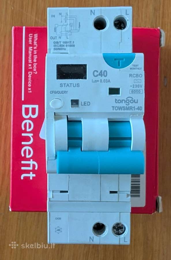 Zigbee Tuya išmanus jungiklis 40a Rcbo - nuotraukos Nr. 10