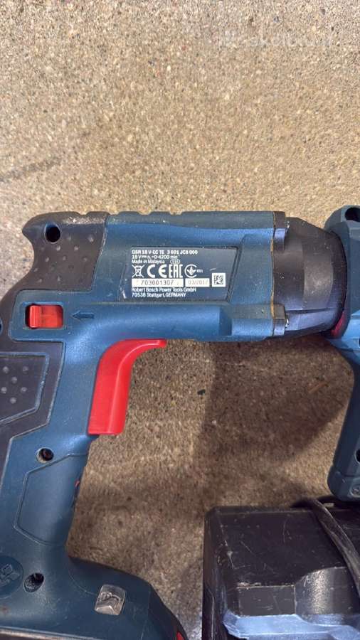 Gipso suktuvai Bosch Gsr 18 V-ec Te + Ma 55 - nuotraukos Nr. 5