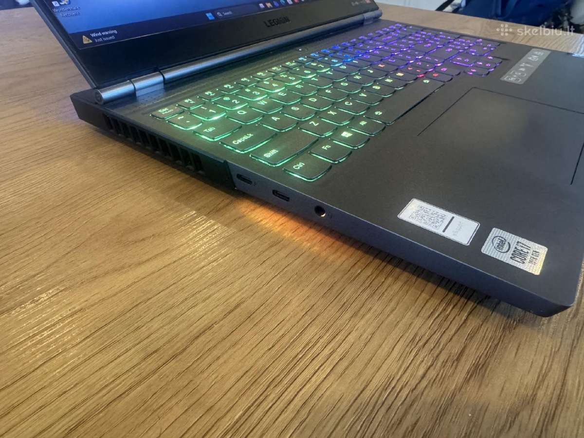Lenovo Legion 7 (i7/64gb/rtx2070/1tb+500gb) - nuotraukos Nr. 4
