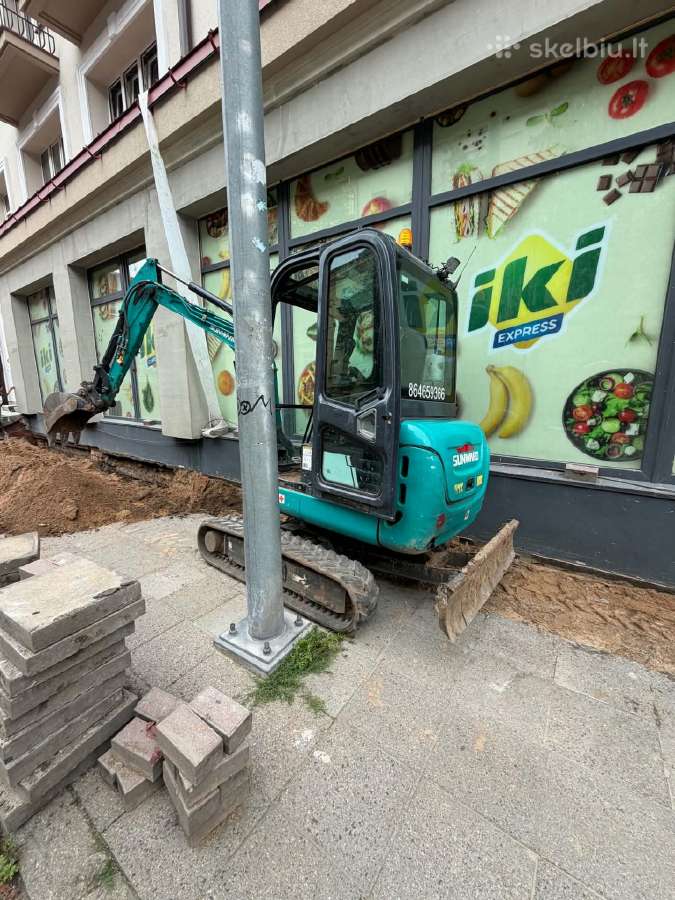 Mini ekskavatoriaus nuoma - nuotraukos Nr. 15
