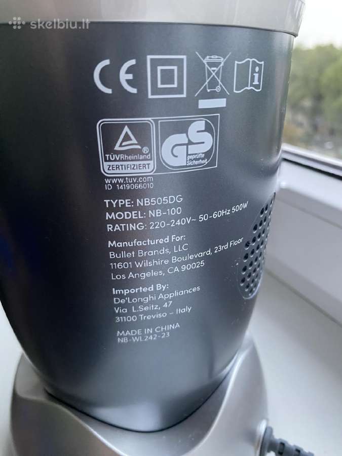 Nutribullet kokteilinė 500w - nuotraukos Nr. 3