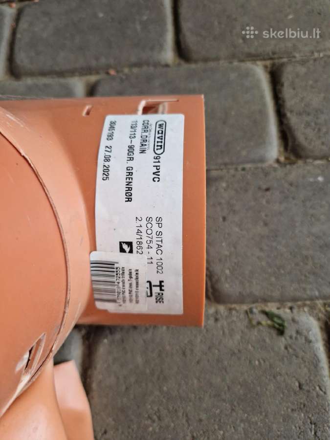 Drenažo vamzdis Wavin su geotekstilės apvalkalu. - nuotraukos Nr. 4