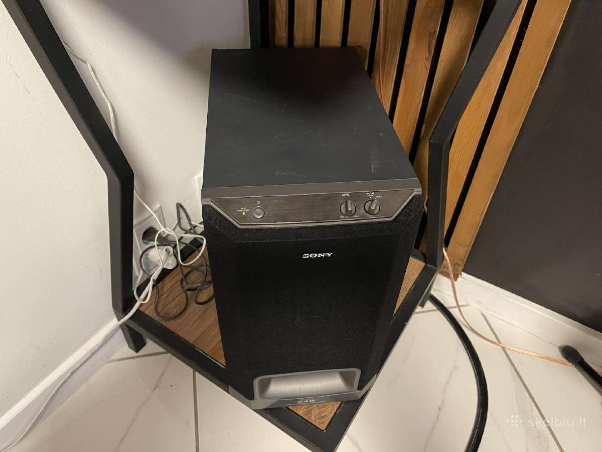 Sony Sa-wms5 Aktyvus zemu dazniu garsiakalbis - nuotraukos Nr. 2