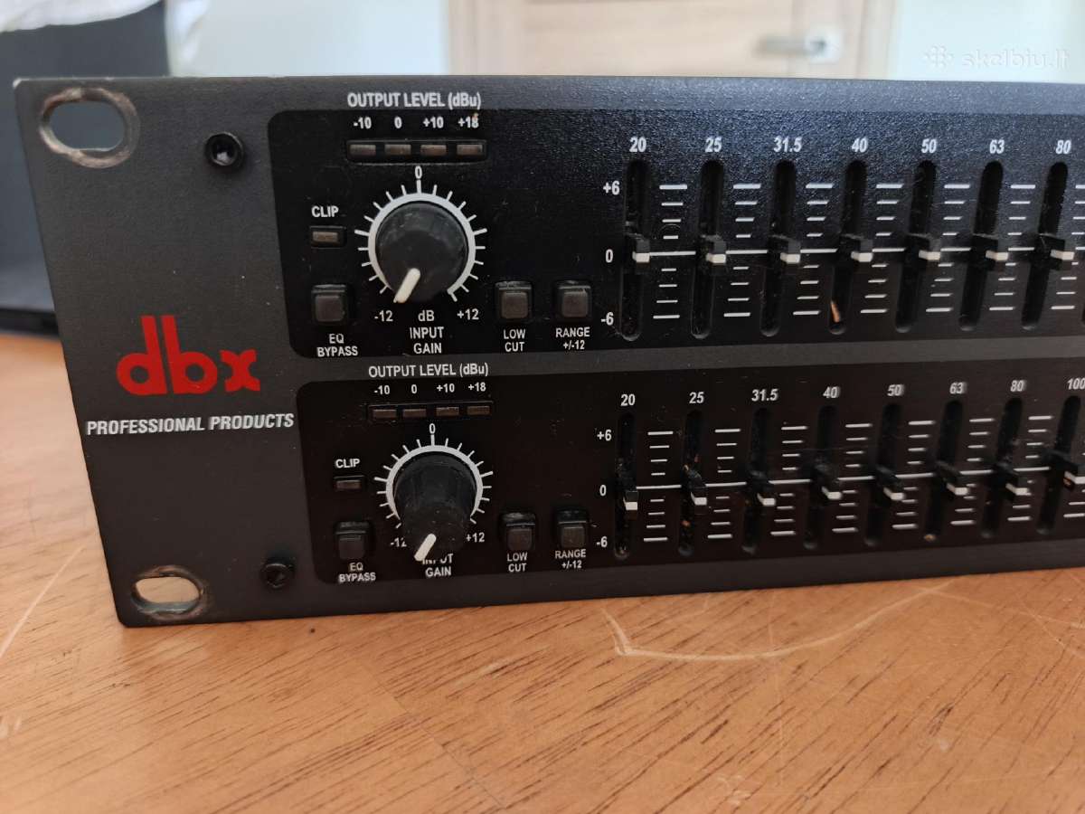 Ekvalaizeris Dbx 231 - nuotraukos Nr. 2