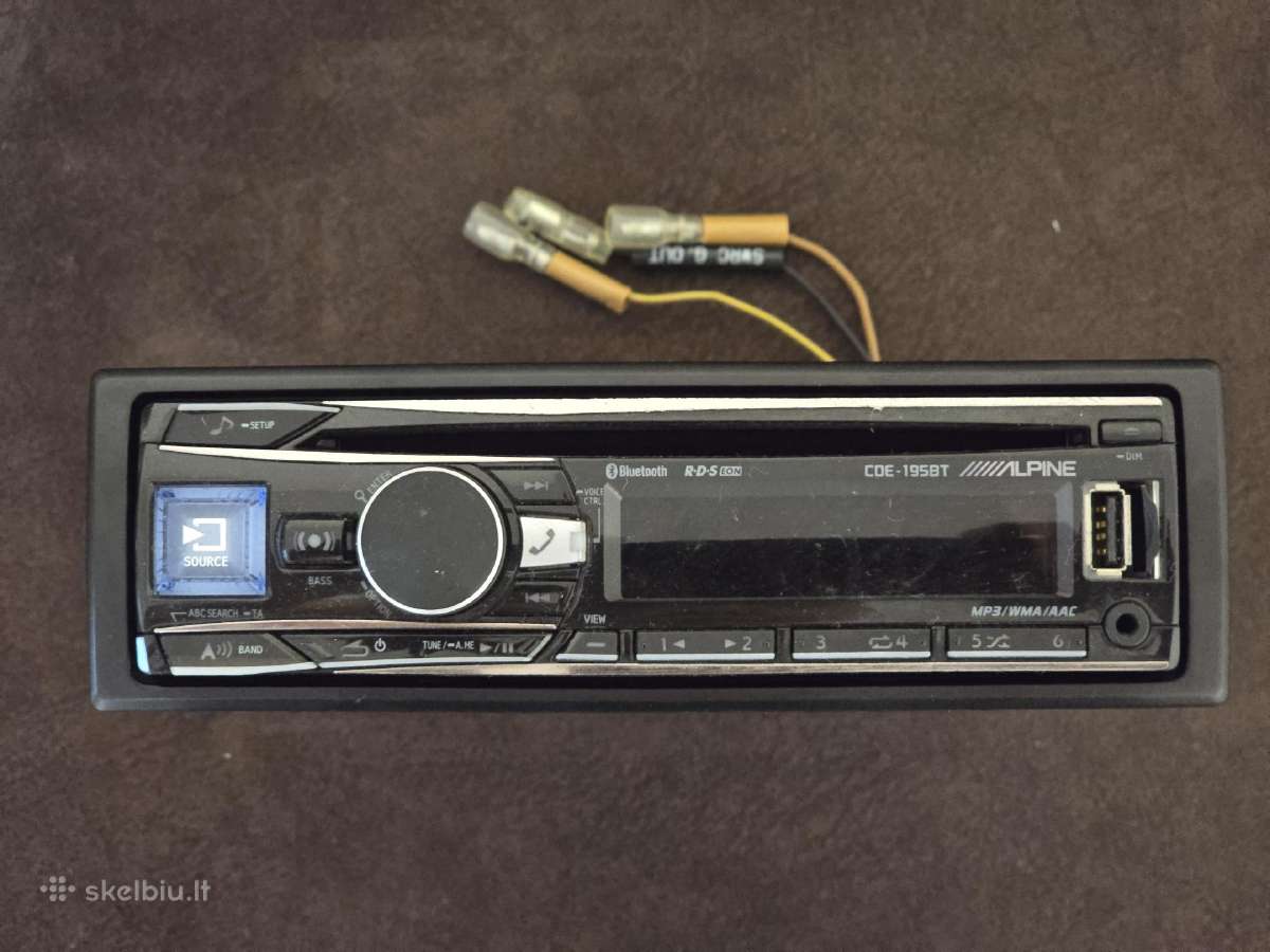 Alpine Cde-195bt + Alpie Ktp-445a - nuotraukos Nr. 3