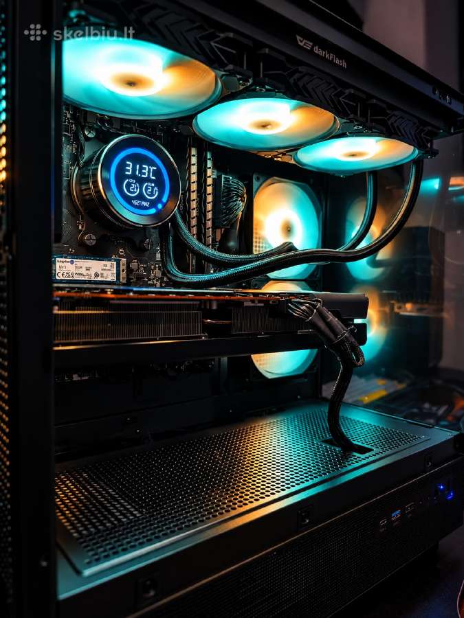 Gaming Pc Ryzen 7 5700x + Rx 6800 16gb 32gb 1tb - nuotraukos Nr. 4