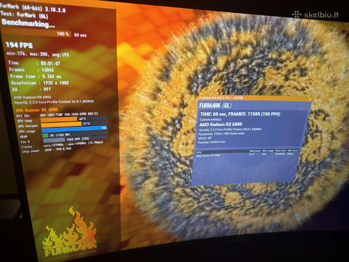 Gaming Pc – Ryzen 7 5700x + Rtx 3070 - nuotraukos Nr. 7