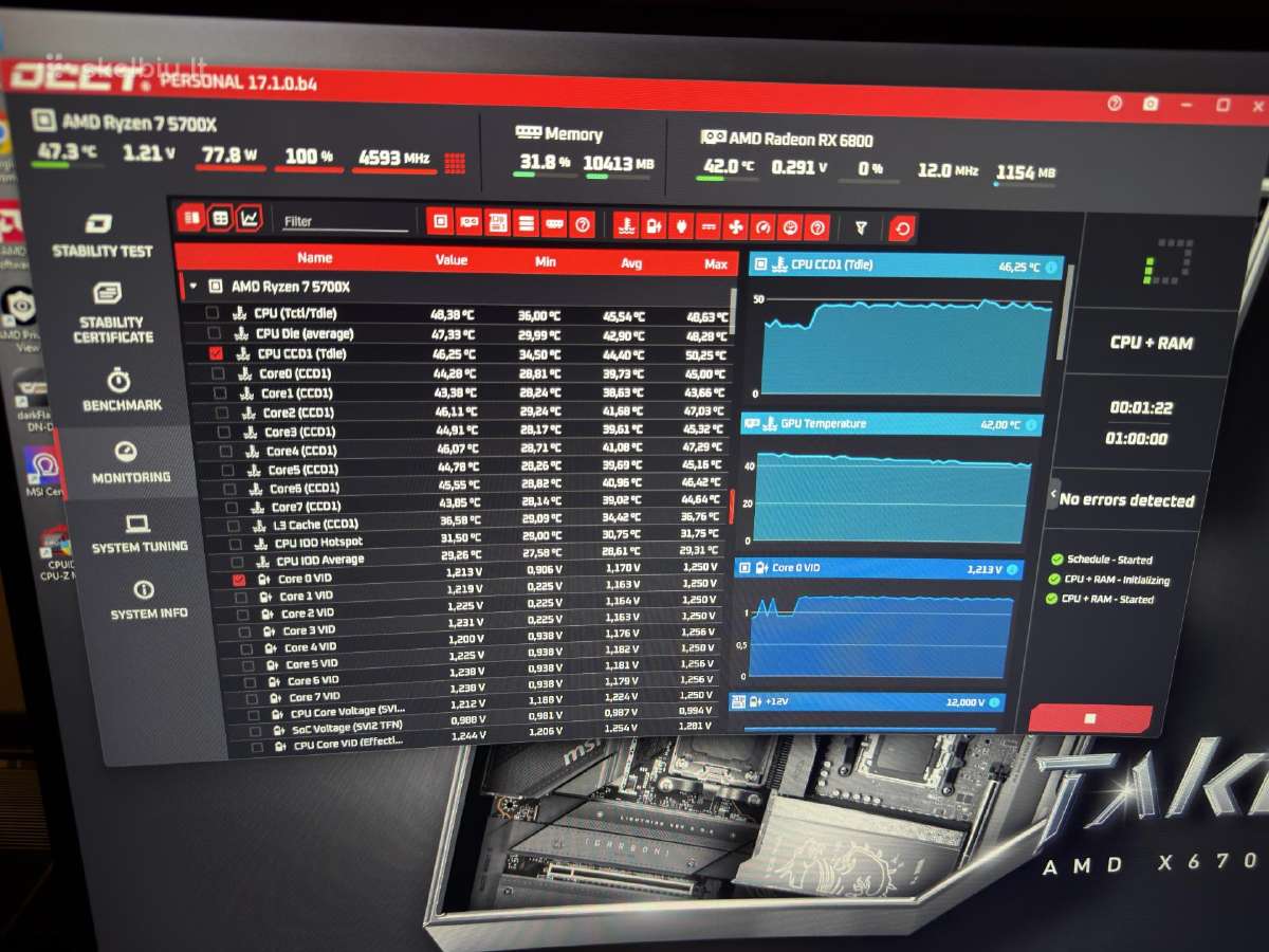 Gaming Pc – Ryzen 7 5700x + Rtx 3070 - nuotraukos Nr. 8