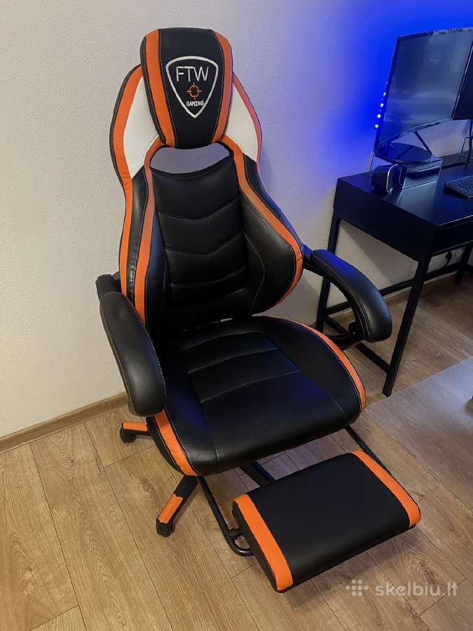 Žaidimų Kėdė Ftw Gaming (su kojų atrama) - nuotraukos Nr. 4