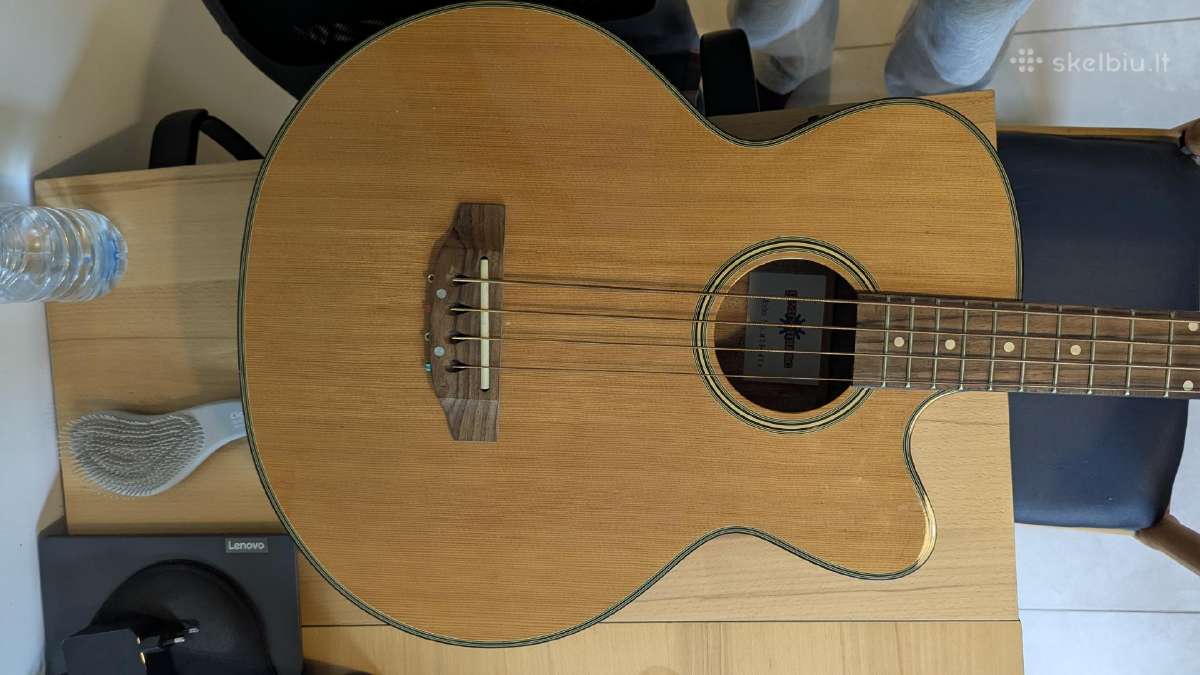Akustinis bosas su dėklu/ akustinė bosinė gitara - nuotraukos Nr. 8