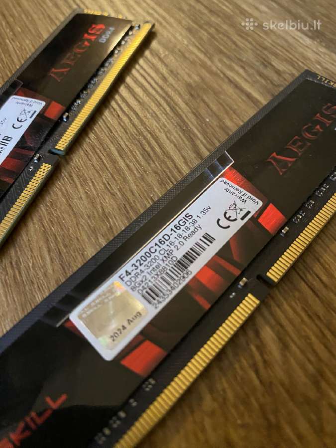 G.skill (8x2) 16gb Ddr4 3200mhz - nuotraukos Nr. 2