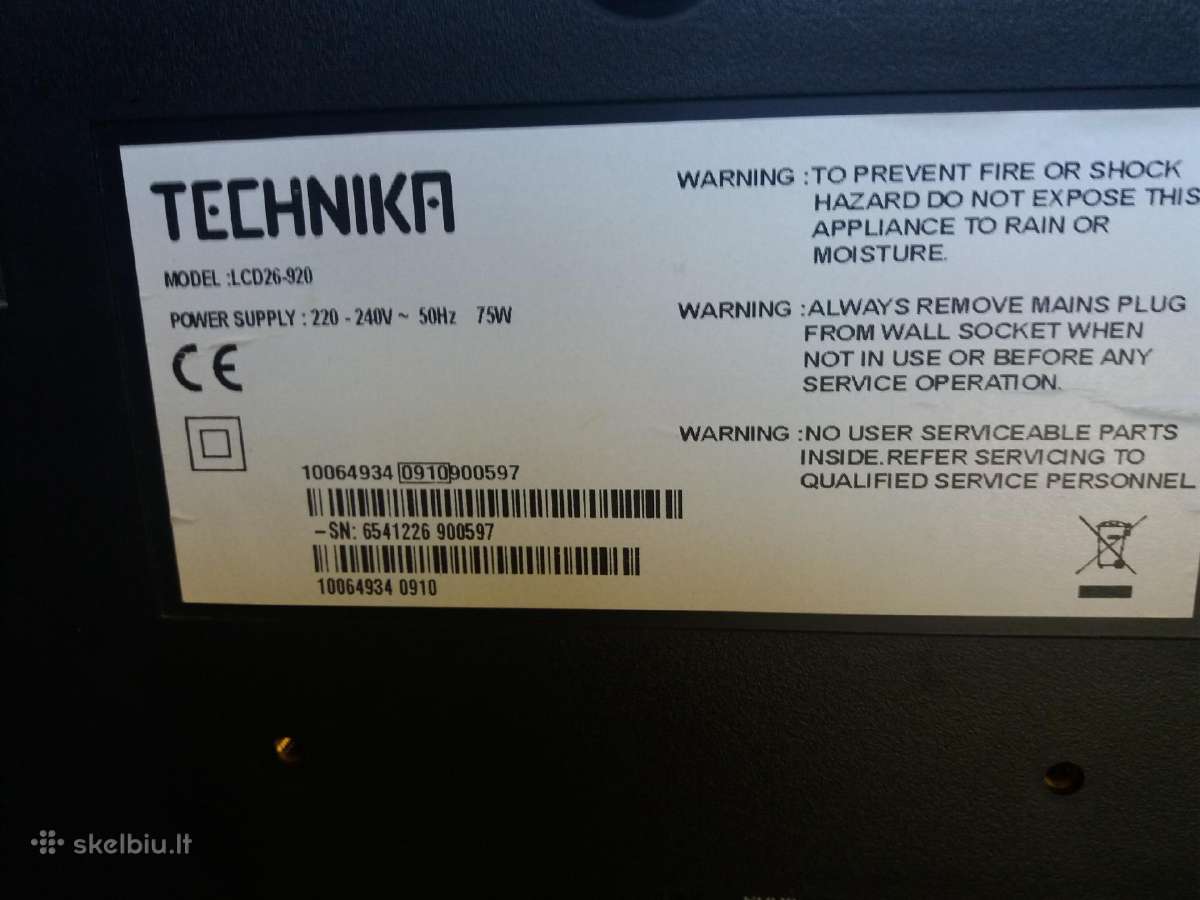 Televizorius Technika - nuotraukos Nr. 3