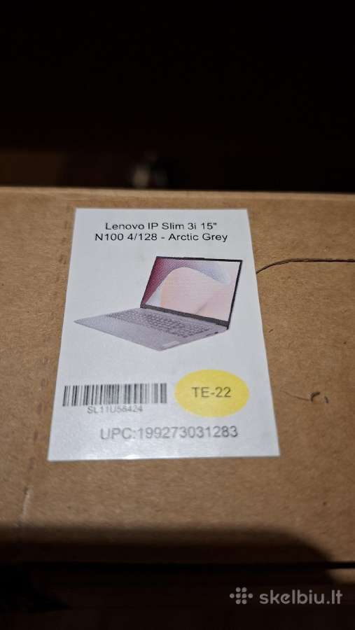 Lenovo Ip Slim 3i 15,6" Artic Grey - nuotraukos Nr. 6