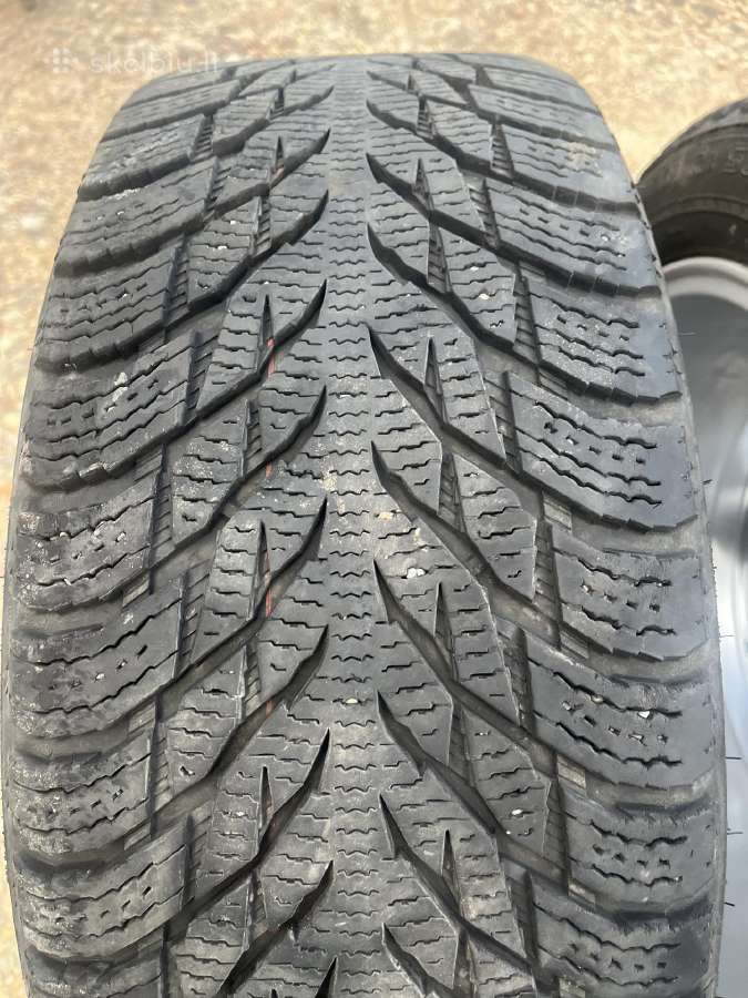 VW Id3 R18 ratai su žieminėmis padangomis - nuotraukos Nr. 7