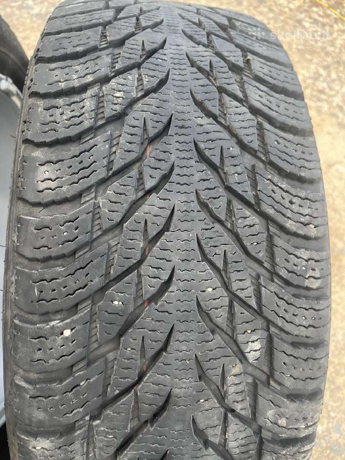 VW Id3 R18 ratai su žieminėmis padangomis - nuotraukos Nr. 8