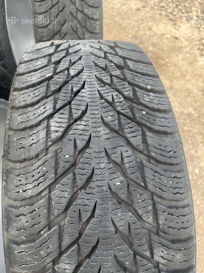 VW Id3 R18 ratai su žieminėmis padangomis - nuotraukos Nr. 9
