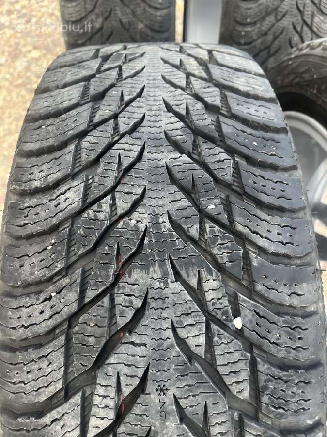 VW Id3 R18 ratai su žieminėmis padangomis - nuotraukos Nr. 10