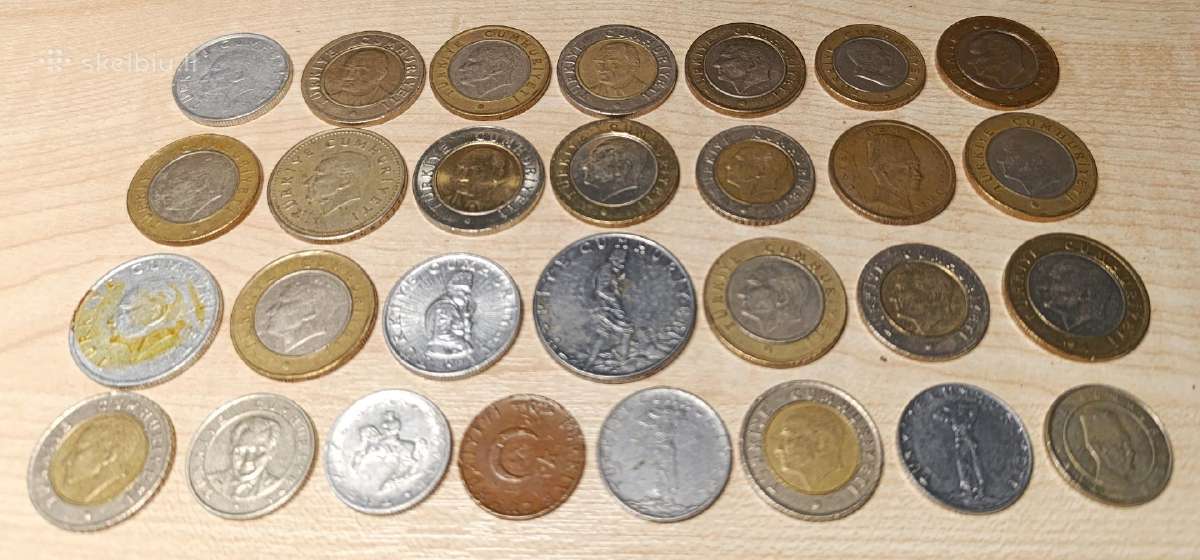 Parduodu Turkijos monetos. - nuotraukos Nr. 2