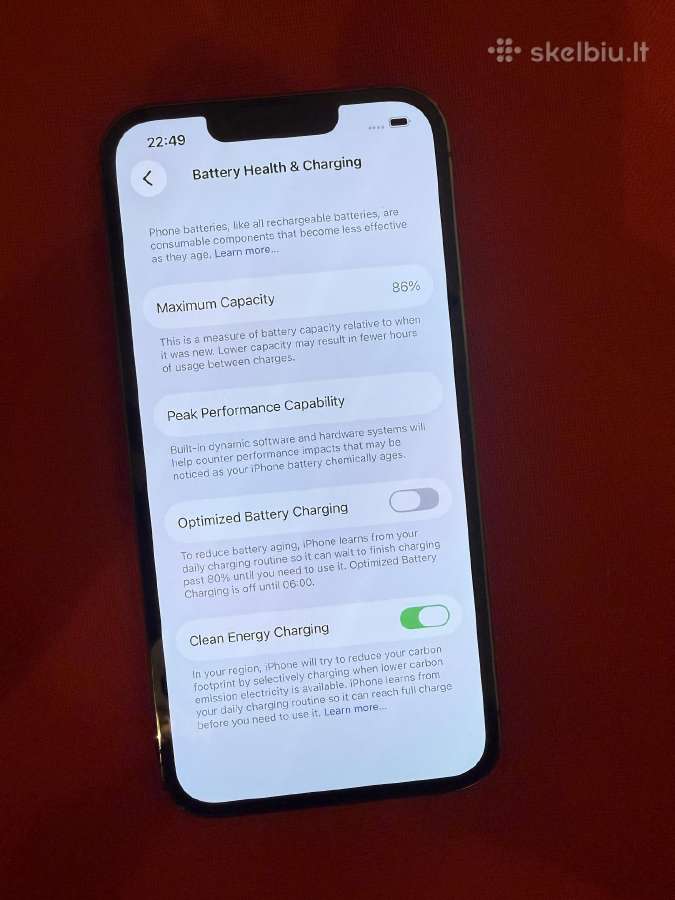 iPhone 13 pro 128gb - nuotraukos Nr. 6