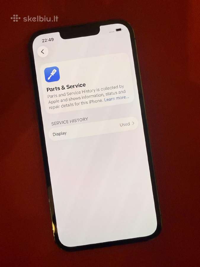 iPhone 13 pro 128gb - nuotraukos Nr. 8