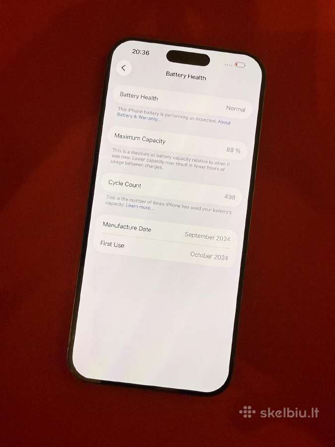 iPhone 16pro max 256gb - nuotraukos Nr. 7