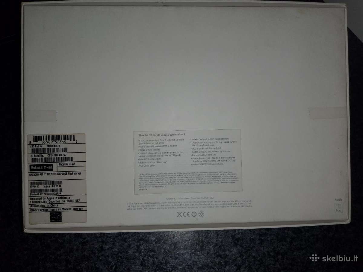 MacBook Air dezute - nuotraukos Nr. 3