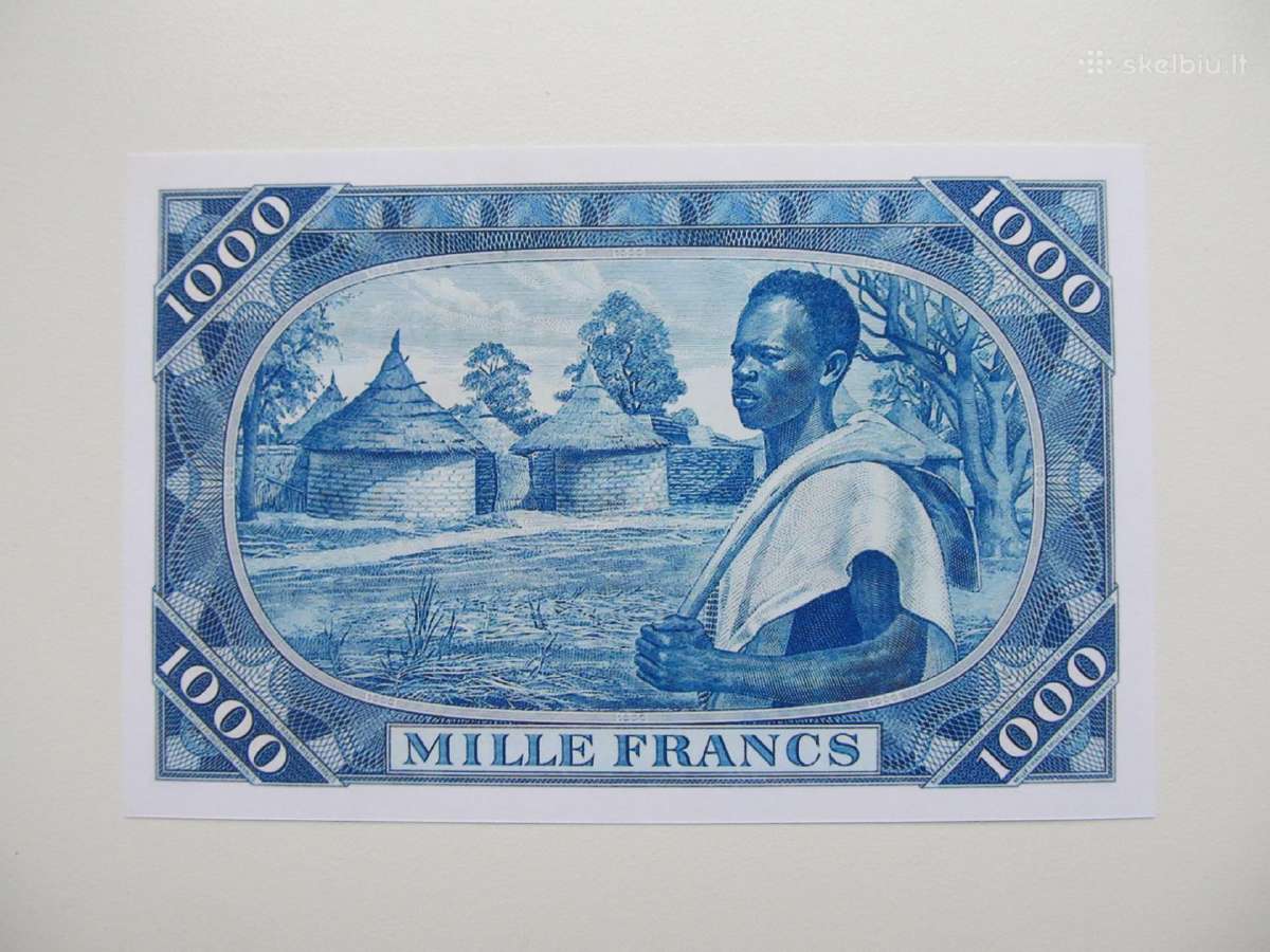 1000 ir 5000 franku , Malis , 1960 - nuotraukos Nr. 2