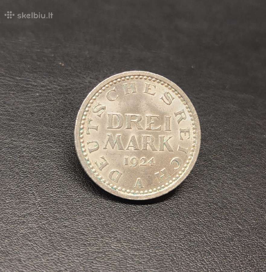 3 mark 1924 Veimaro respublika - nuotraukos Nr. 5