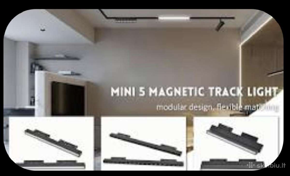 Magnetiniai LED šviestuvai bėgelių sistemoms - nuotraukos Nr. 9