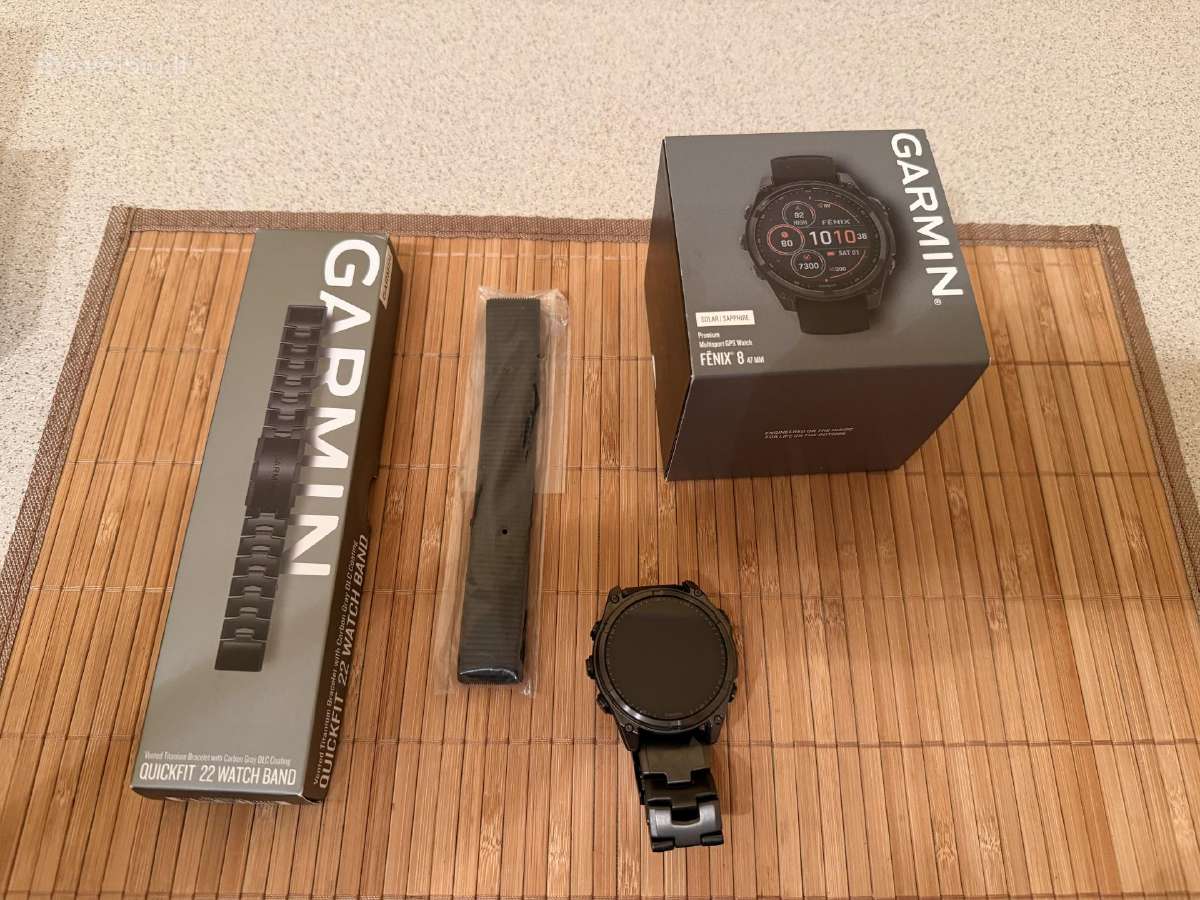 Garmin Fenix 8 Solar Sapphire 47 - nuotraukos Nr. 5