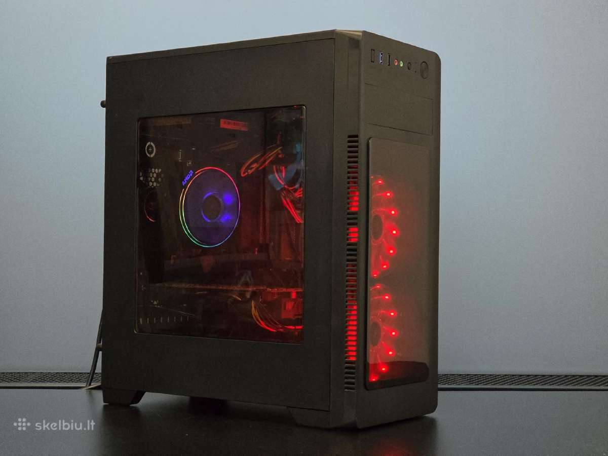 Ryzen 7 3700x kompiuteris su Rx 590 8gb, 512gb 16g - nuotraukos Nr. 4