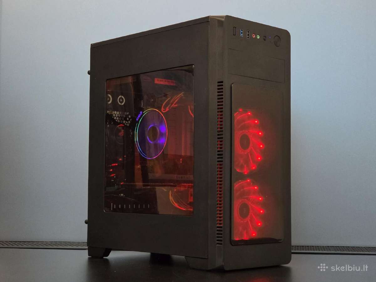 Ryzen 7 3700x kompiuteris su Rx 590 8gb, 512gb 16g - nuotraukos Nr. 5