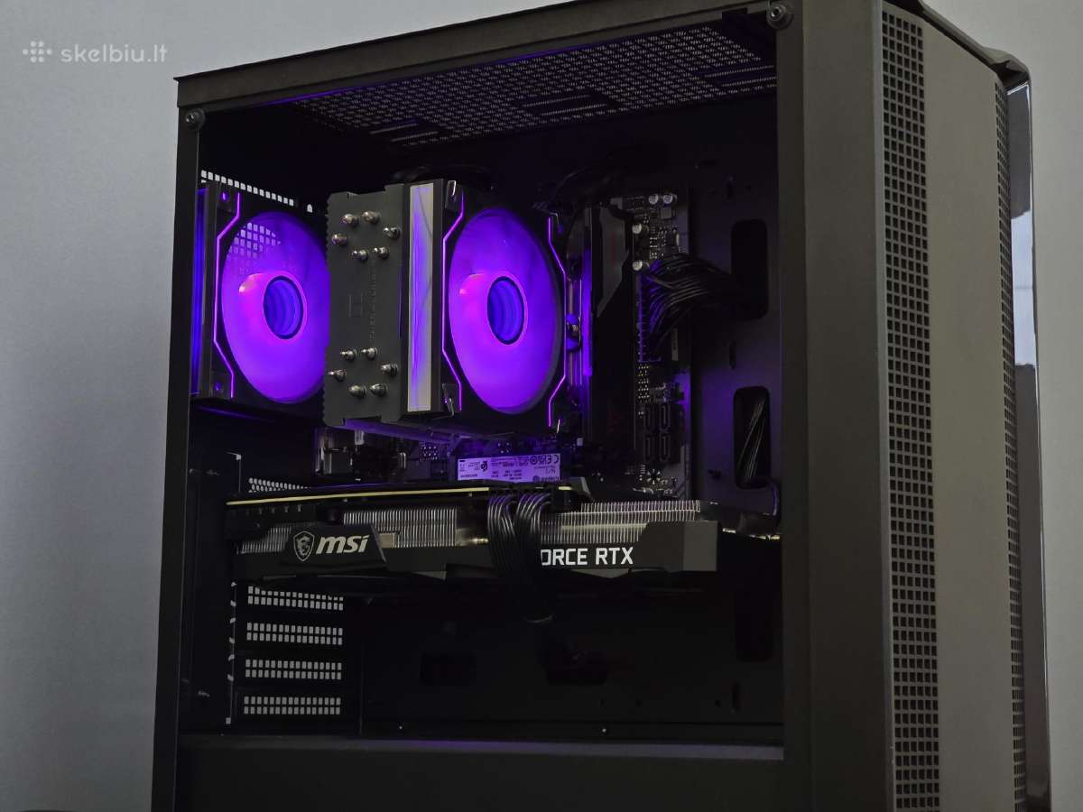Ryzen 5 7500f su Rtx 3070, 1tb, 16gb Ddr5 - nuotraukos Nr. 3