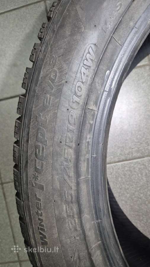 Dvi geros žieminės 255/45 R19 Hankook - nuotraukos Nr. 6