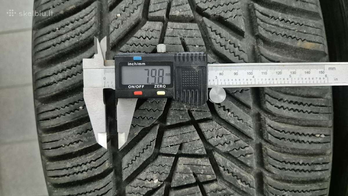 Dvi geros žieminės 255/45 R19 Hankook - nuotraukos Nr. 3