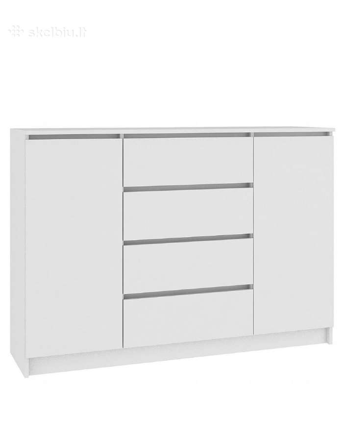 Komoda 2d4s 120, balta - nuotraukos Nr. 4