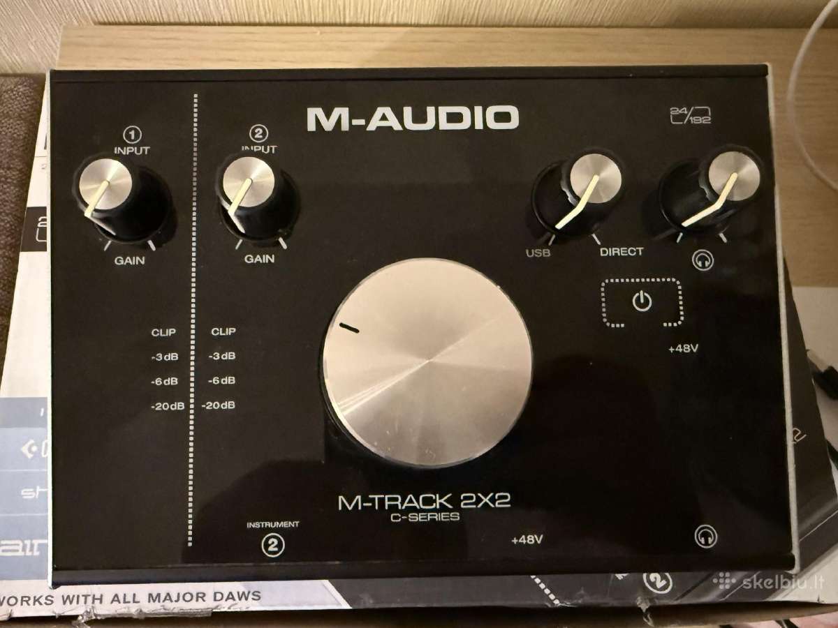 Garso plokštė M-audio M-track 2x2 - nuotraukos Nr. 3