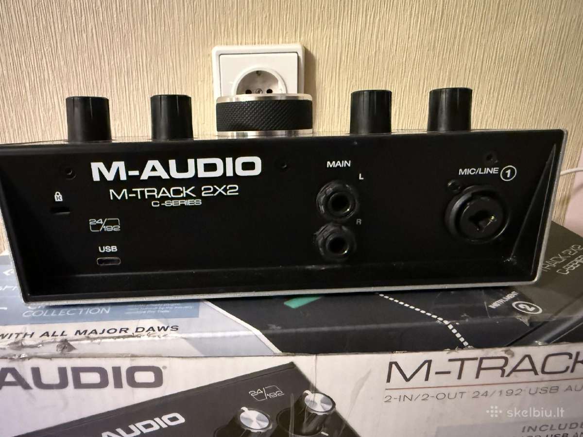 Garso plokštė M-audio M-track 2x2 - nuotraukos Nr. 4