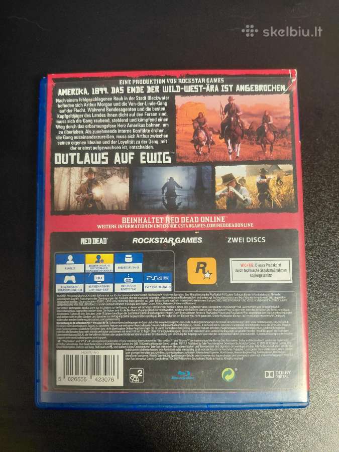 Parduodu rdr2 diską - nuotraukos Nr. 3