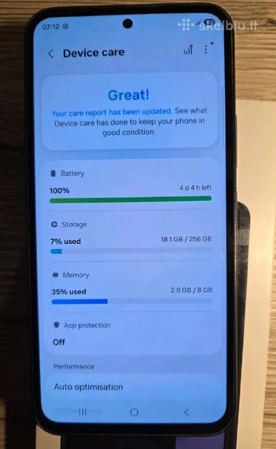 Samsung galaxy A54 5G - nuotraukos Nr. 3