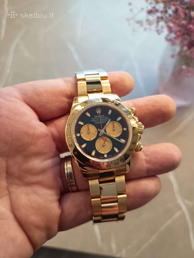 Rolex Daytona full gold 18k Paul Newman - nuotraukos Nr. 4