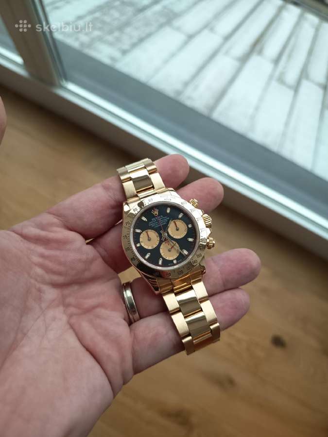 Rolex Daytona full gold 18k Paul Newman - nuotraukos Nr. 9