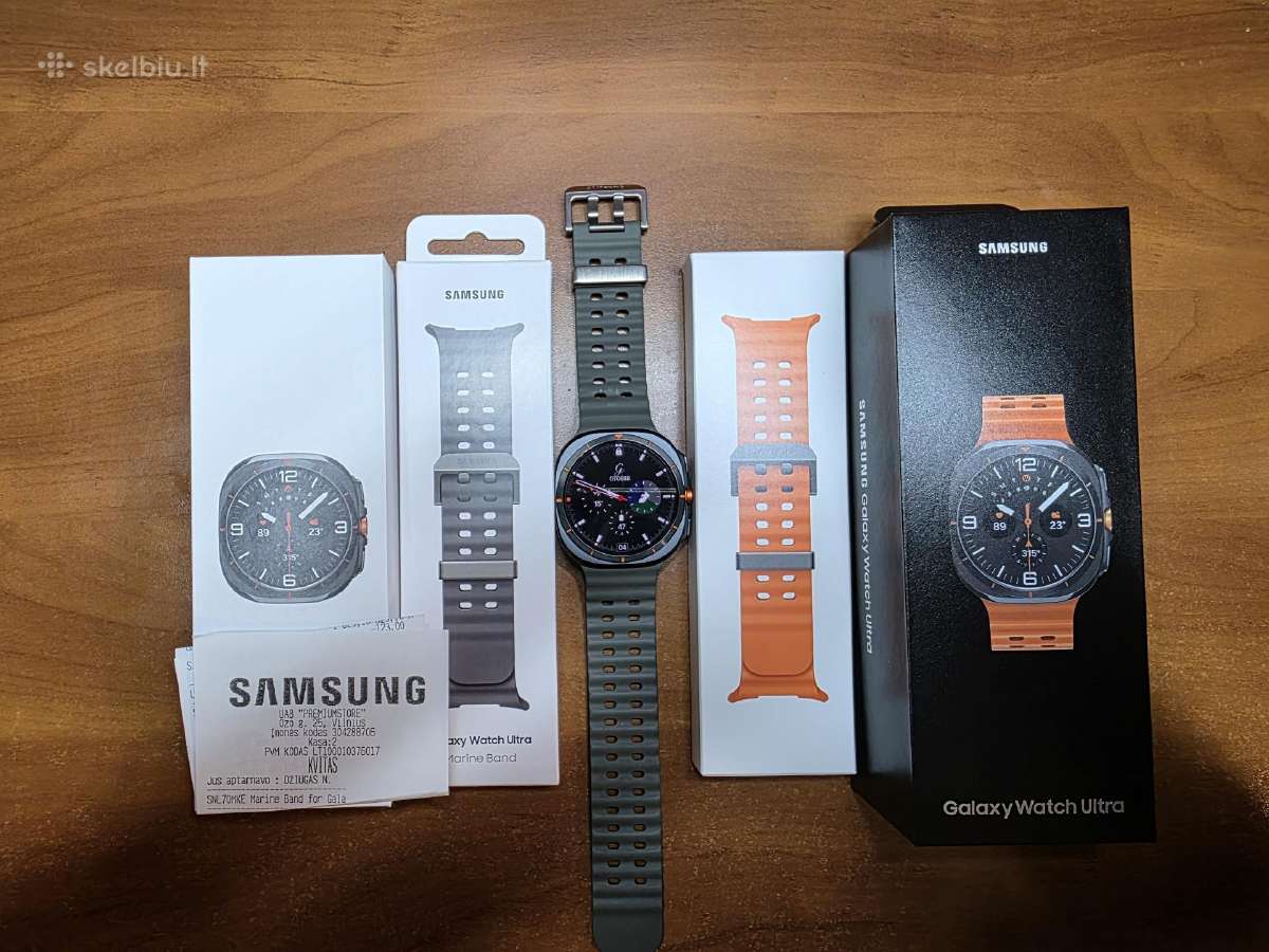 Įealios būklės „Samsung Galaxy Watch Ultra“ - nuotraukos Nr. 2
