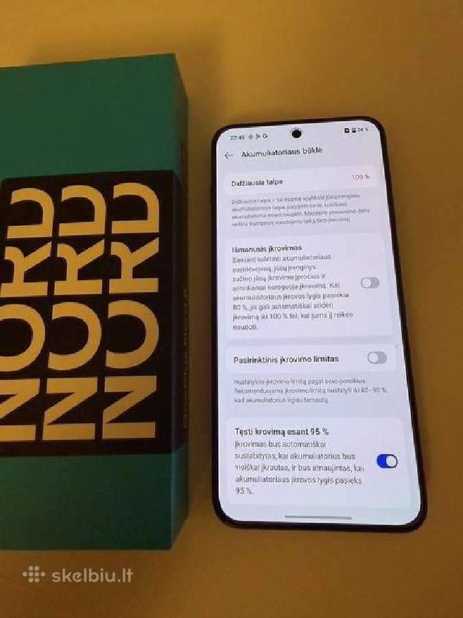 Oneplus nord 5 - nuotraukos Nr. 5